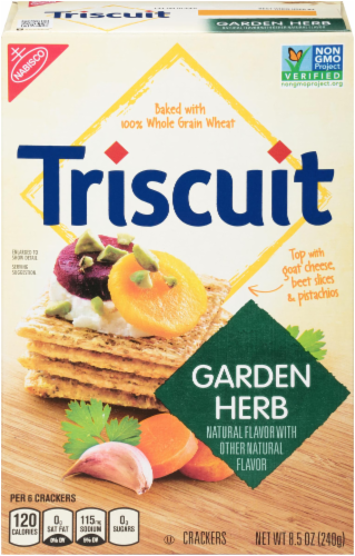 Triscuit Garden Herb Crackers Perspective: front