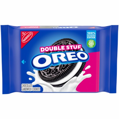 Oreo Double Stuf Chocolate Sandwich Cookies 1535 Oz Smiths Food 