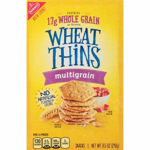 Wheat Thins Multigrain Crackers Perspective: front