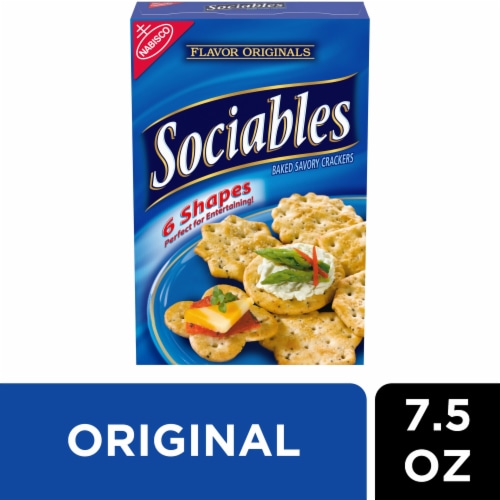 Flavor Originals Sociables Baked Savory Crackers Perspective: front