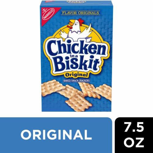 Chicken in a Biskit Original Baked Crackers Perspective: front