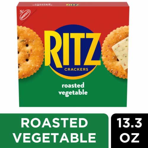 RITZ Roasted Vegetable Crackers Perspective: front