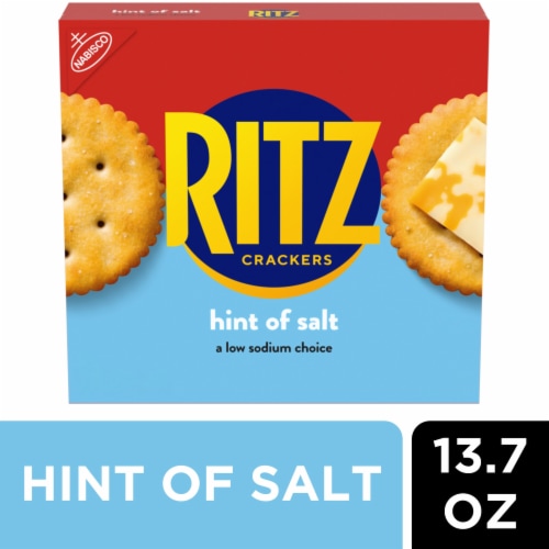 RITZ Hint of Salt Crackers Perspective: front