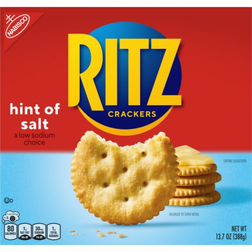 RITZ Hint of Salt Crackers Perspective: front