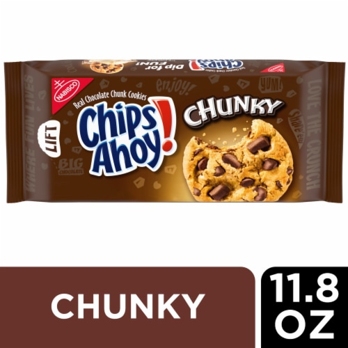 CHIPS AHOY! Chunky Chocolate Chip Cookies Perspective: front