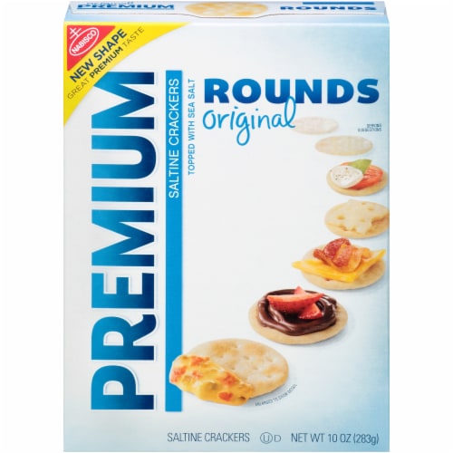 Rounds Rounds Original Saltine Crackers Perspective: front