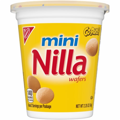 Nilla Wafer Mini Cookies Go-Paks Perspective: front