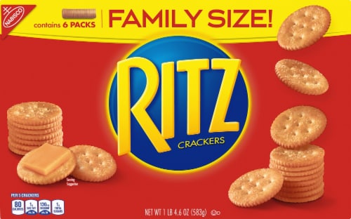 Ritz Original Crackers Family Size Perspective: front