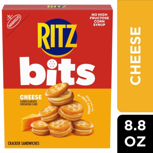 RITZ Bits Cheese Sandwich Crackers Perspective: front