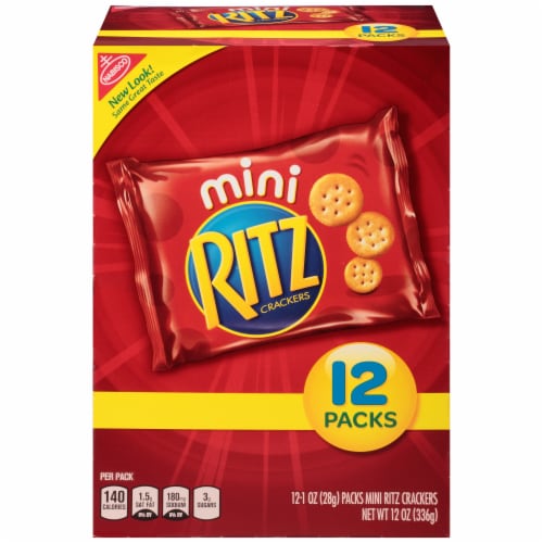 Ritz Mini Cracker Packs Perspective: front