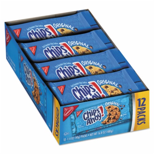 Chips Ahoy! Original Chocolate Chip Cookies Perspective: front