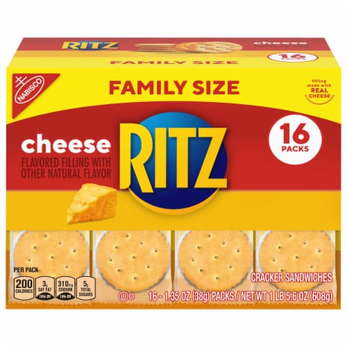 Ritz Cheese Cracker Sandwiches Perspective: front