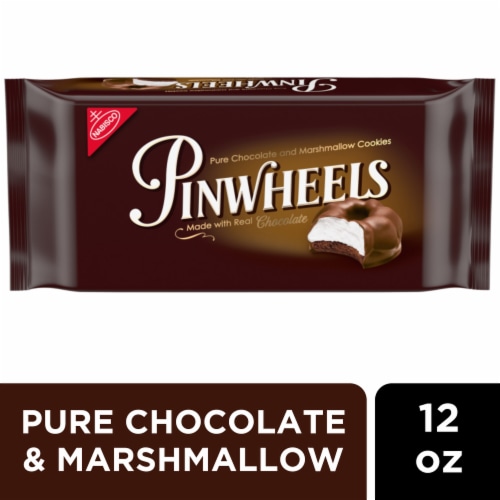 Pinwheels Pure Chocolate & Marshmallow Wafer Cookies, 12 oz - Kroger