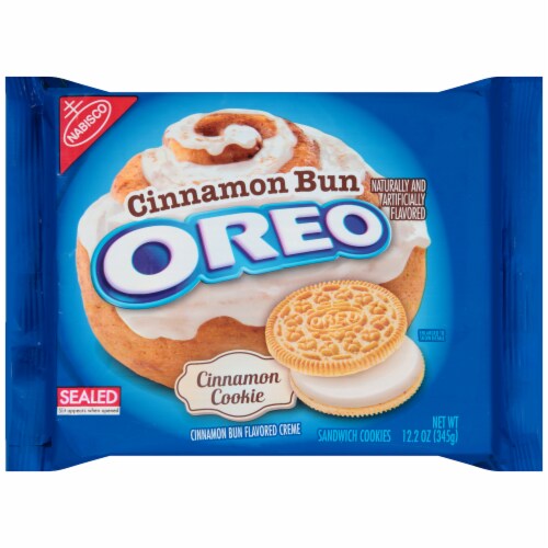 Oreo Cinnamon Bun Sandwich Cookies, 12.2 oz Kroger