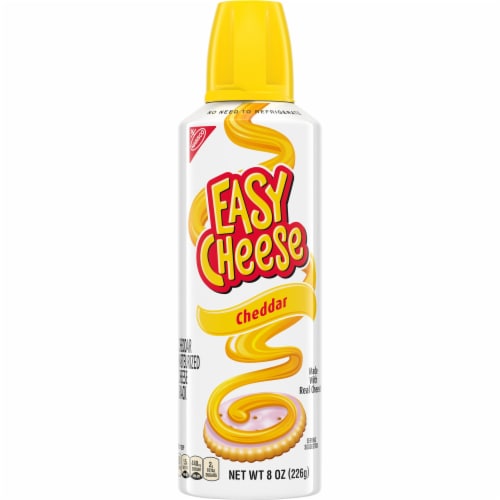 Easy Cheese Cheddar Cheese Snack Perspective: front