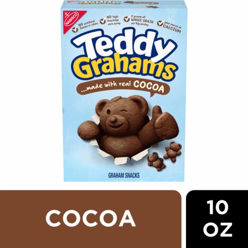 Teddy Grahams Chocolate Cookies Perspective: front