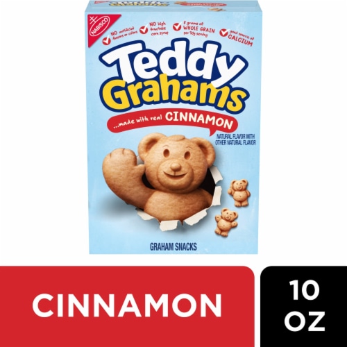 Teddy Grahams Cinnamon Graham Snacks Perspective: front