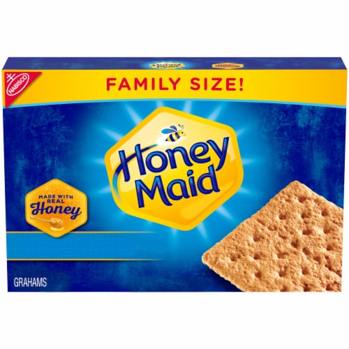 Honey Maid Graham Crackers Family Size Perspective: front