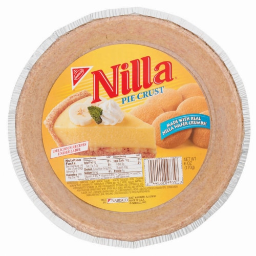 Nilla Wafer Crumbs Pie Crust Perspective: front