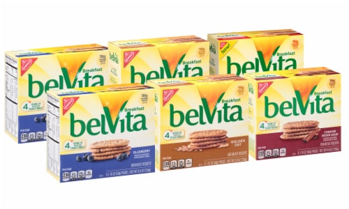 belVita Breakfast Biscuits Variety Pack Perspective: front