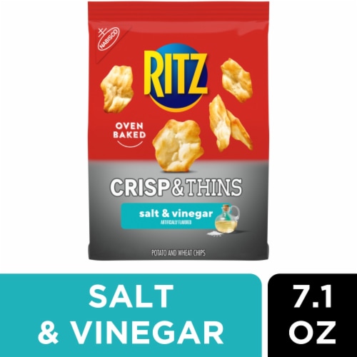 Ritz Crisp & Thins Salt & Vinegar Oven-Baked Chips