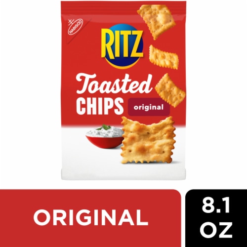 Ritz Toasted Chips Original Crackers Perspective: front