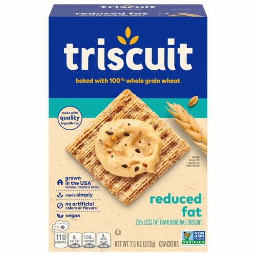 Triscuit Reduced Fat Original Crackers Perspective: front