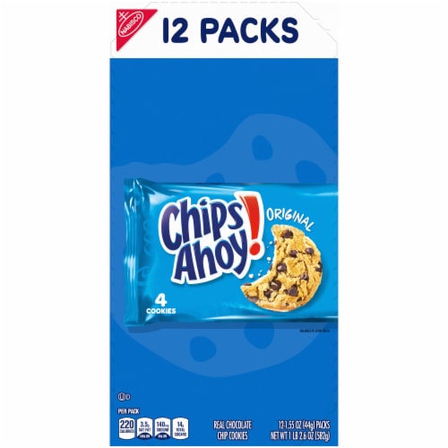 CHIPS AHOY! Original Chocolate Chip Cookies Multipack Perspective: front