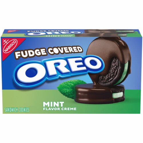 OREO Fudge Covered Mint Cookies Perspective: front