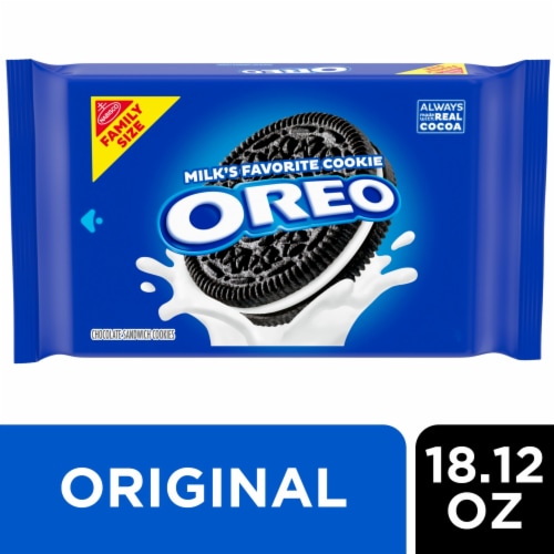 OREO Chocolate Sandwich Cookies Family Size Perspective: front