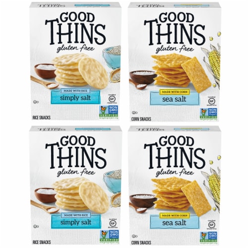 Good Thins Crackers 4 Count Variety Pack, 14 oz - Fry's Food Stores