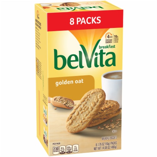belVita Golden Oat Breakfast Biscuits Perspective: front