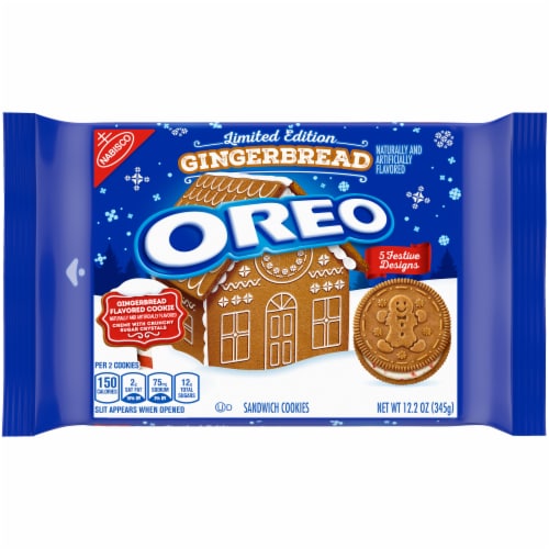 Oreo Limited Edition Gingerbread Sandwich Cookies, 12.2 oz Kroger