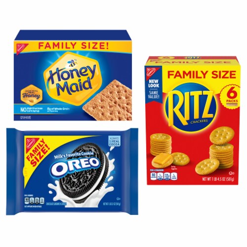 Nabisco Mixed Brand Crackers & Cookies Perspective: front