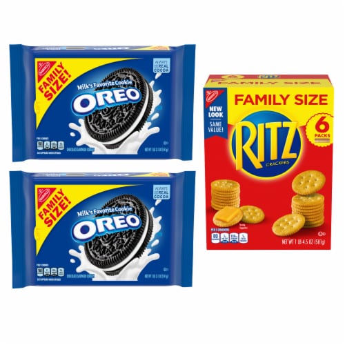 Nabisco Variety Pack Oreo & Ritz Crackers Perspective: front
