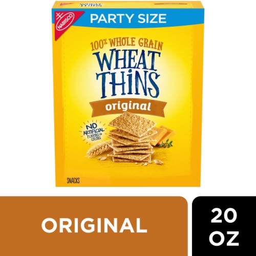 Wheat Thins Original Whole Grain Wheat Crackers Party Size