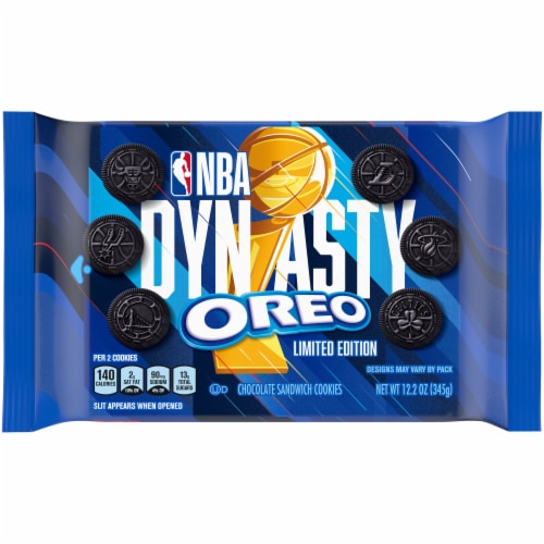 Oreo Limited Edition NBA Dynasty Chcocolate Sandwich Cookies Perspective: front
