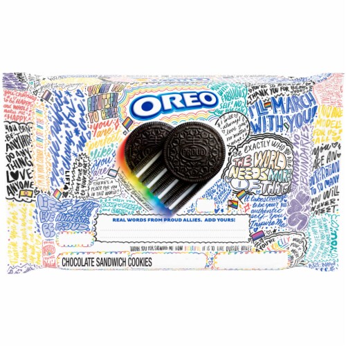 Oreo Pride Chocolate Sandwich Cookies Limited Edition, 15.25 oz Kroger