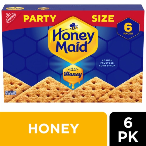 Honey Maid Graham Crackers Party Size Perspective: front