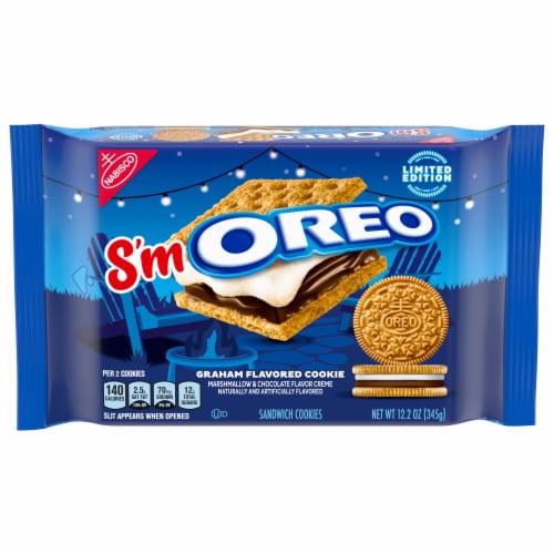 Oreo Smore Graham Flavored Cookies Perspective: front