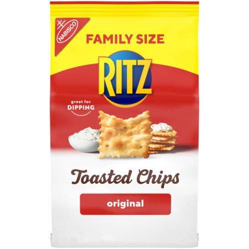 RITZ Toasted Chips Original Crackers Perspective: front