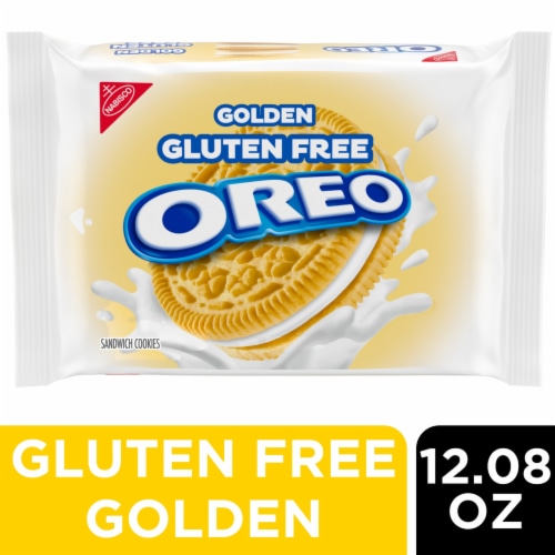 OREO Gluten Free Golden Sandwich Cookies Perspective: front