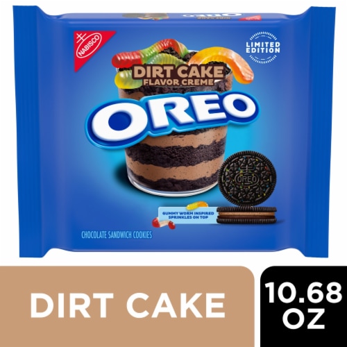 Oreo Dirt Cake Chocolate Sandwich Cookies Limited Edition, 10.68 oz ...