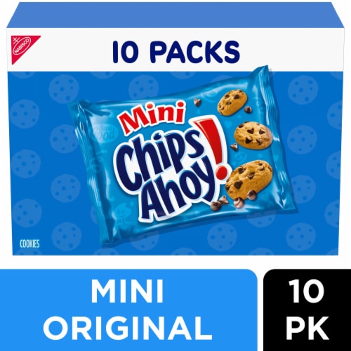 CHIPS AHOY! Mini Original Chocolate Chip Cookies Perspective: front