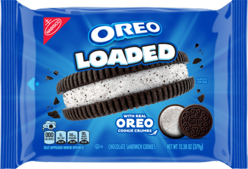 OREO Loaded Chocolate Sandwich Cookies Perspective: front