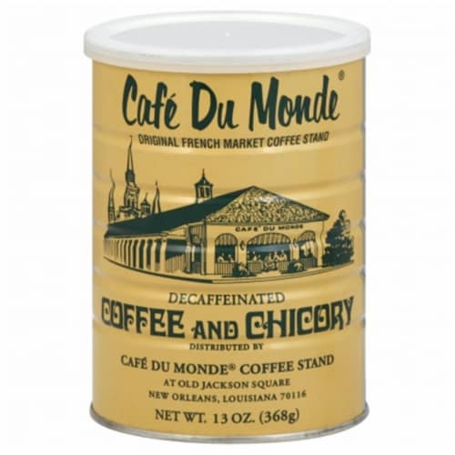 CAFE DU MOND COFFEE N CHICORY DECAF-13 OZ -Pack of 12 Perspective: front