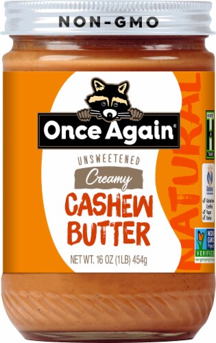 Once Again Natural Cashew Butter Perspective: front