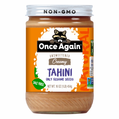 Once Again® Unsweetened Creamy Tahini Perspective: front