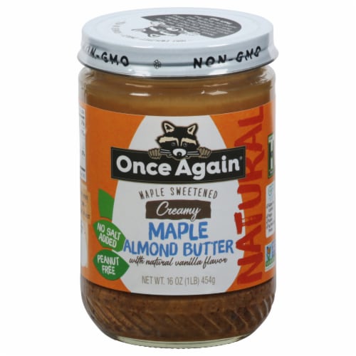 Once Again® Creamy Maple Almond Butter Perspective: front