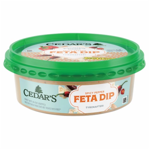 Cedar's Foods Spicy Pepper Feta Dip Perspective: front